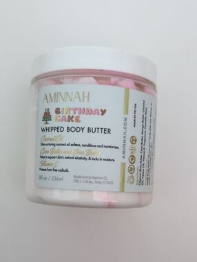 Aminnah Birthday Cake Whipped Body Butter